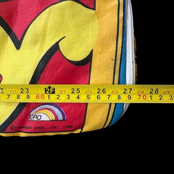 Vintage Sleeping Bag 1988 Looney Tunes Slumber Party Bugs Bunny Daffy Duck - Picture 6 of 13